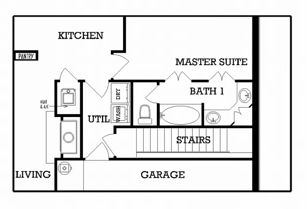 Optional Basement stair location